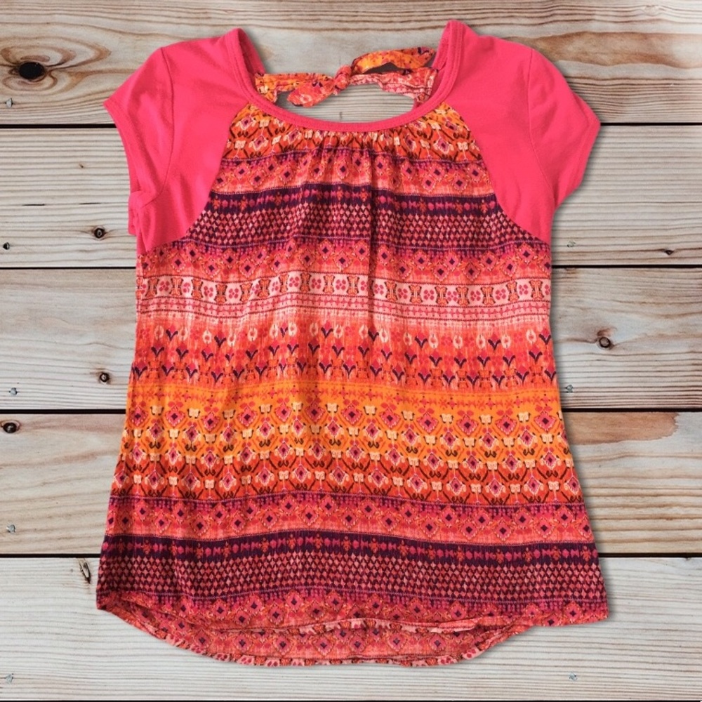 2-HIP BY WRAPPER Multicolored Flowy Shirt